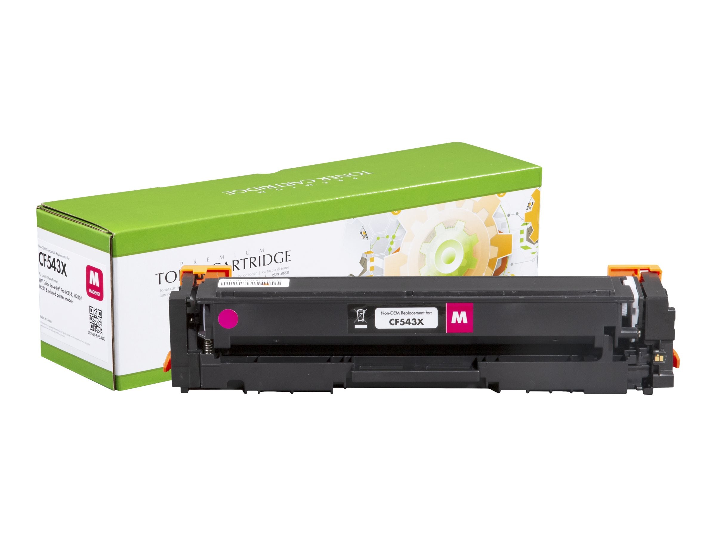 STATIC Tonerpatrone HP CF543X magenta Vorderansicht