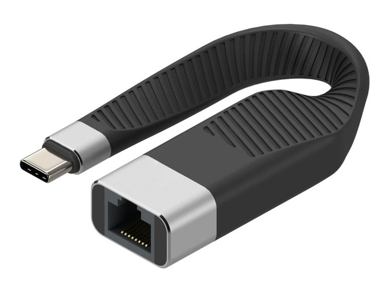 TECHLY Flexibler Adapter Typ C auf RJ45 - Vorderansicht