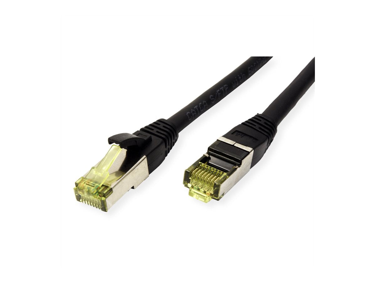 ROLINE Outdoor Patchkabel Kat.6A Class EA S/FTP 0,3m Vorderansicht