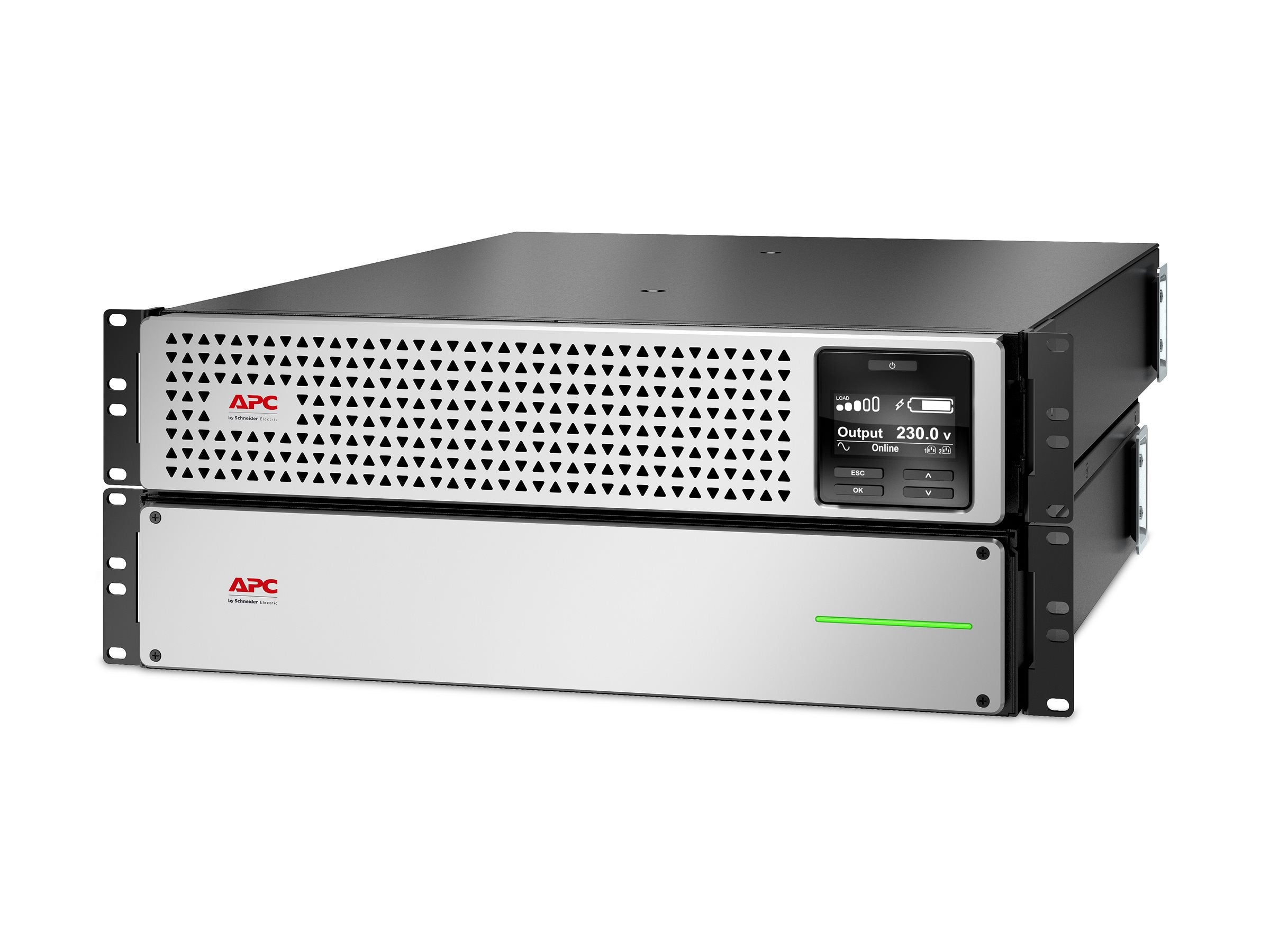 APC Smart-UPS SRT Lithium Ion 2200VA RM 4U 230V Vorderansicht