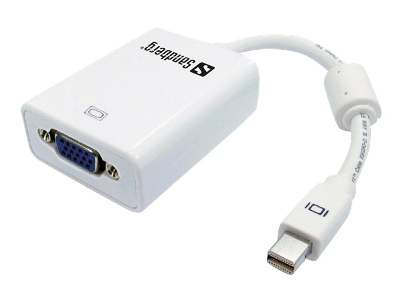 SANDBERG Adapter Mini DisplayPort-VGA Vorderansicht
