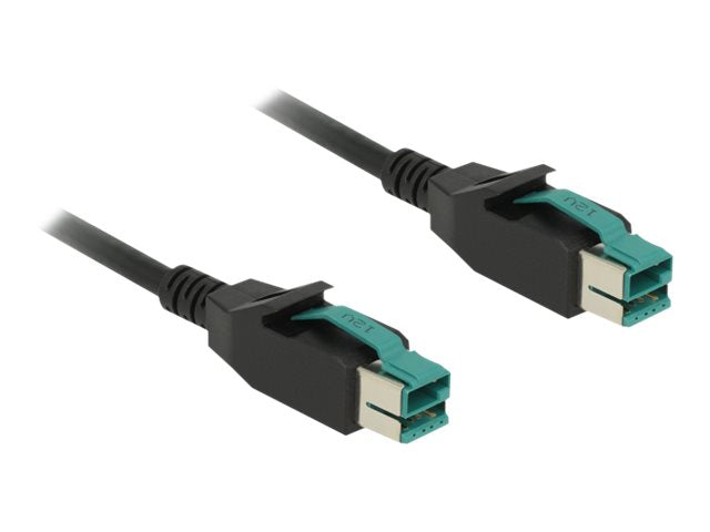 DELOCK PoweredUSB Kabel Stecker 12 V > PoweredUSB Stecker 12 V 5 m für POS Drucker und Terminals