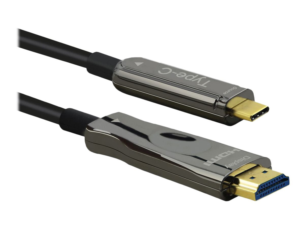 ROLINE USB Typ C - HDMI AOC Adapterkabel ST/ST 4K60 30m Vorderansicht