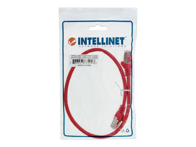 INTELLINET Netzwerkkabel Cat5e SF/UTP 5m rot - Vorderansicht