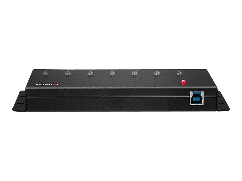 LINDY USB 3.0 Industrie Hub 7 Port - Anschlussmöglichkeiten