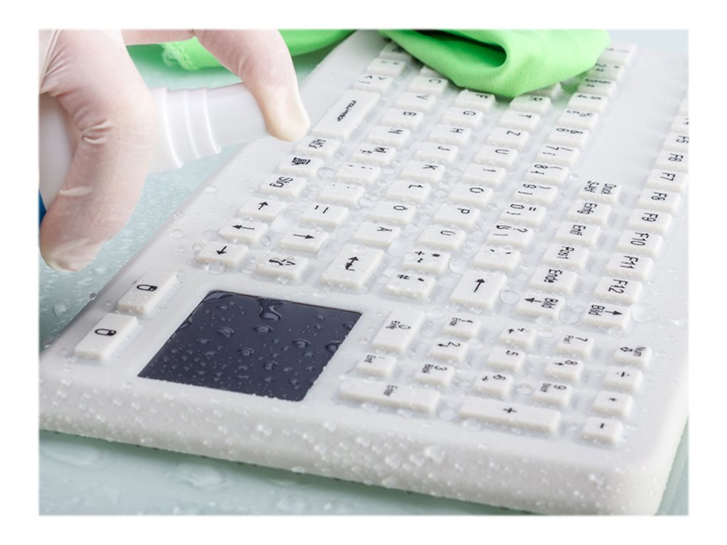 GETT InduProof Advanced Silikon-Tastatur mit Touchpad
