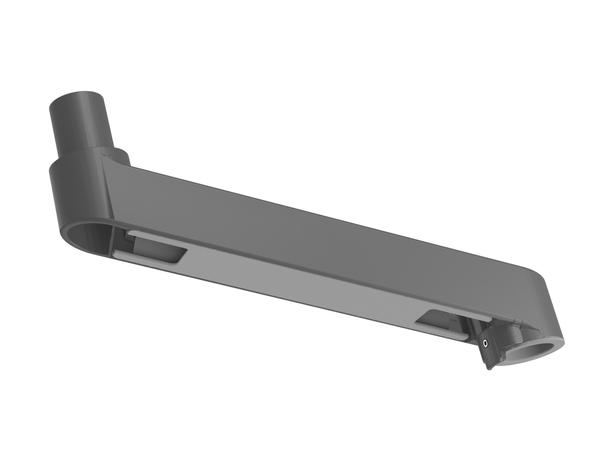 Vorderansicht des ERGOTRON LX Pro Extension Kit in Dunkelgrau