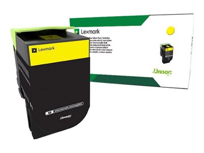 LEXMARK 3K Return Program Tonerpatrone Gelb Vorderansicht