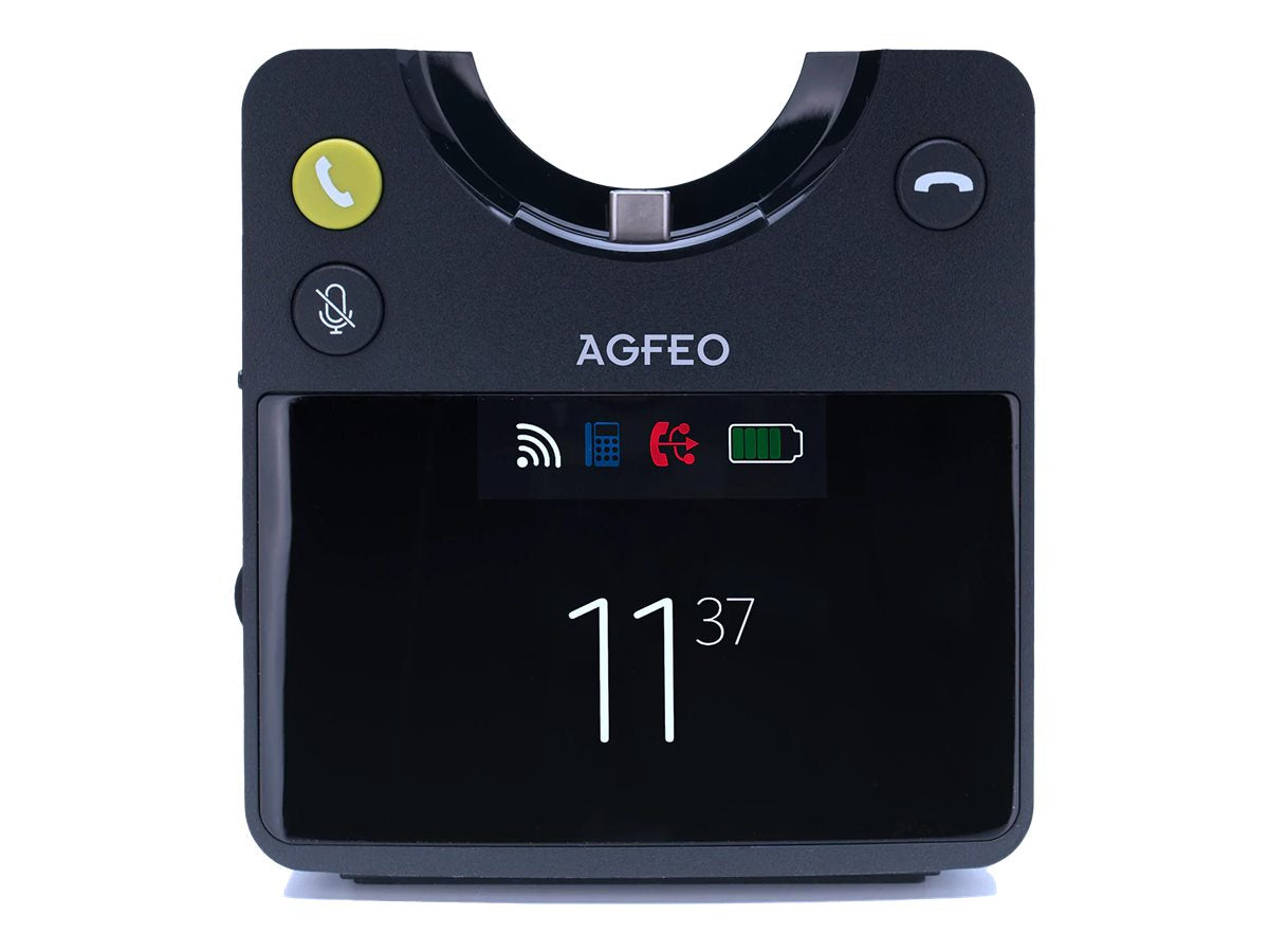 AGFEO Headset Infinity Basis DECT-Ladestation mit zus Ladefach für sep Akku