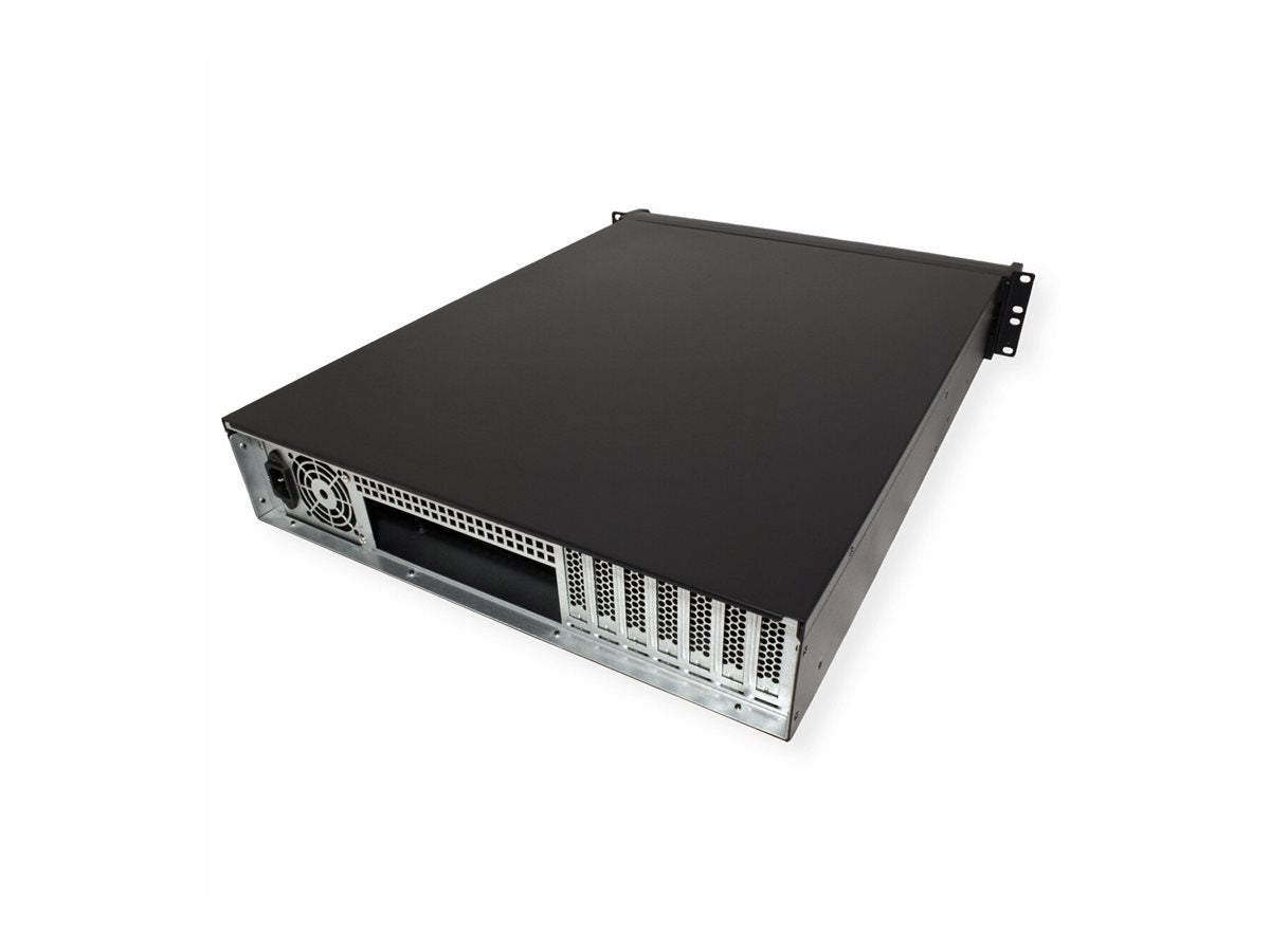 VALUE 48,26cm 19Zoll Servergehäuse 2HE lang schwarz - Verpackung