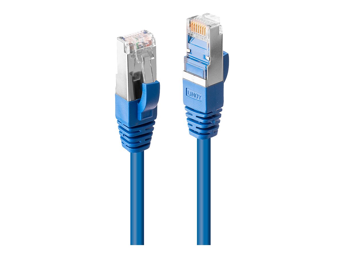 LINDY S/FTP Cat.6 Kabel blau 0,5m Detailansicht