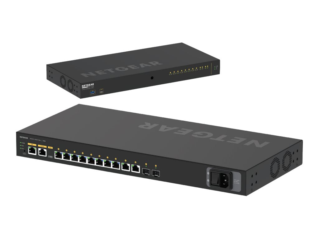 NETGEAR GSM4212P AV Line M4250-10G2F-PoE+ Switch Verpackung