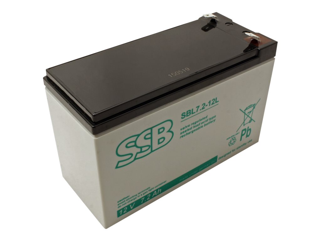 ROLINE Spezial Batterie für USV 12V/7Ah - Vorderansicht