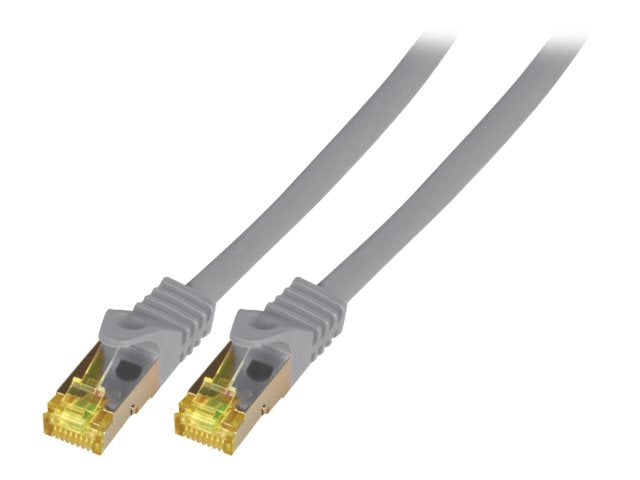 EFB Patchkabel Cat6a S/FTP LSZH mit Cat7 Rohkabel 20m GRAU 10 Gigabit Ethernet 600MHz 4x2xAWG26/7 Flammwidrig Raucharm