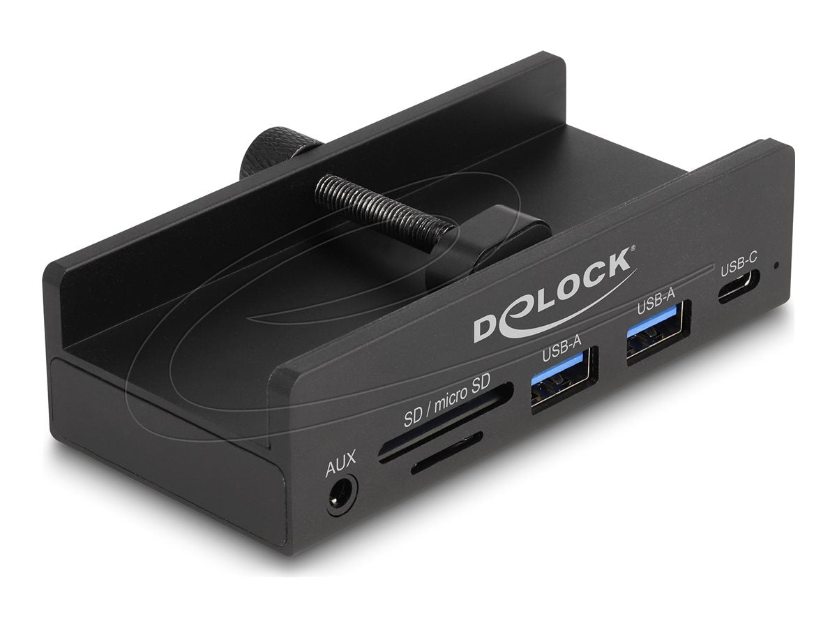 DELOCK Externer USB 5 Gbps 3 Port Hub Vorderansicht
