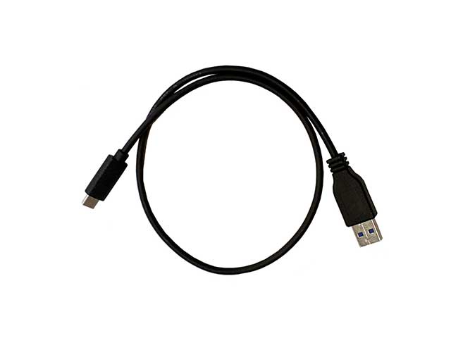 PARAT USB Daten-/Ladekabel USB Typ-A auf USB-C 1,0m - Vorderansicht