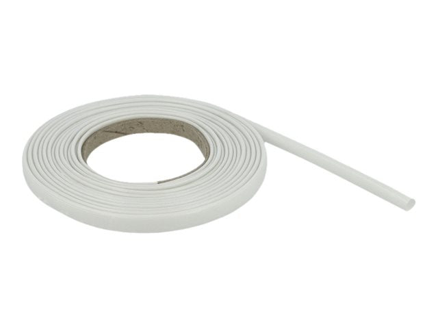 DELOCK Schutzschlauch Glasfasergeflecht 5 m x 8 mm weiss - Vorderansicht