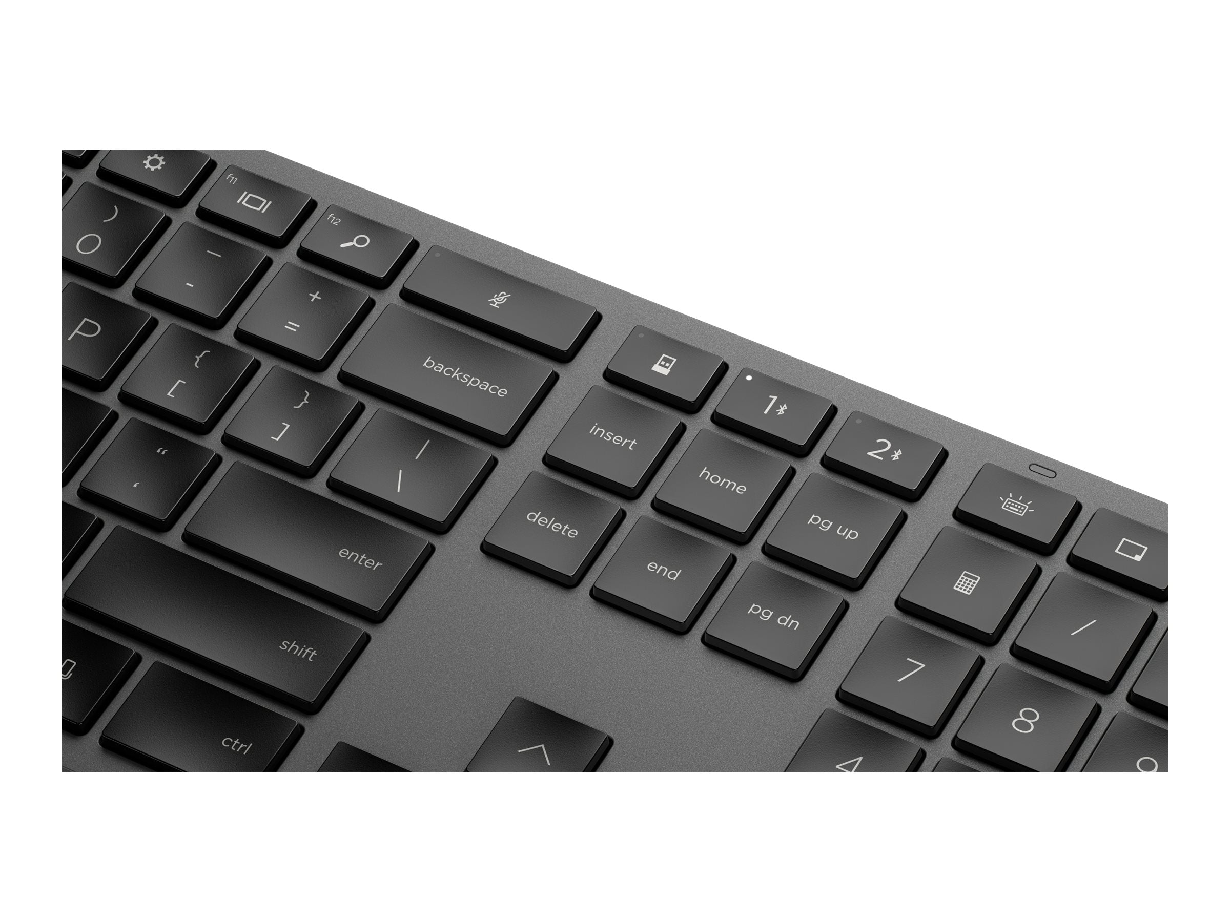 HP 975 USB+BT Dual-Mode Wireless Keyboard Seitenansicht