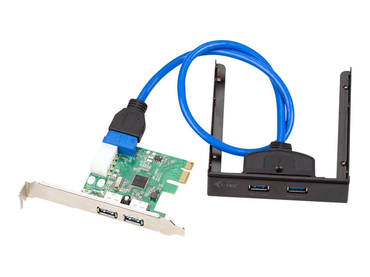 I-TEC USB 3.0 Frontpanel Adapter Set Vorderansicht