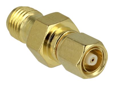 DELOCK Adapter SMC Stecker > SMA Buchse - Vorderansicht