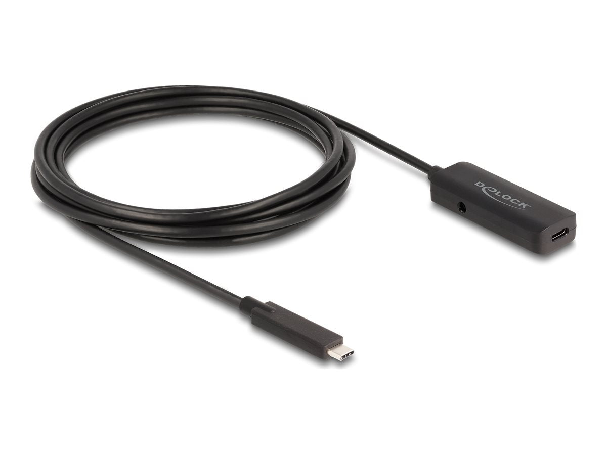 DELOCK Aktives USB 10 Gbps Verlängerungskabel USB Type-C 3m Vorderansicht