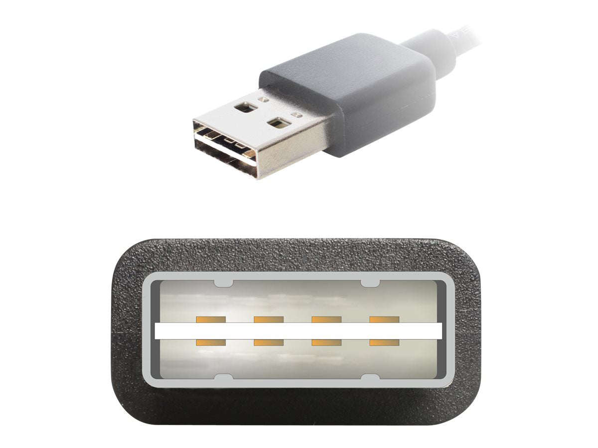 DELOCK Kabel EASY USB 2.0-A 90G gewinkelt > Micro-B Stecker/Stecker 1 m - Verpackung
