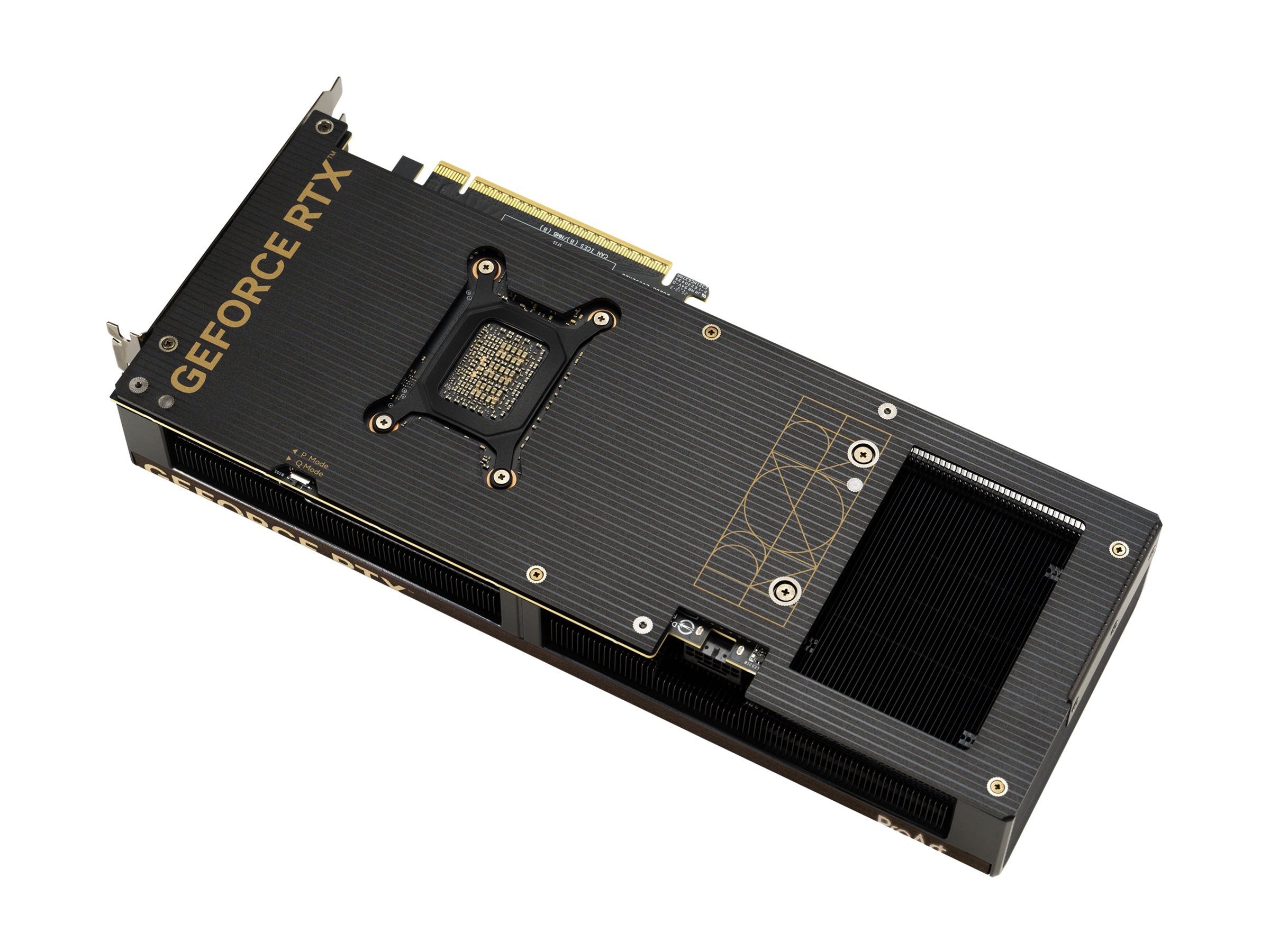 ASUS ProArt GeForce RTX 5080 Grafikkarte Rückansicht
