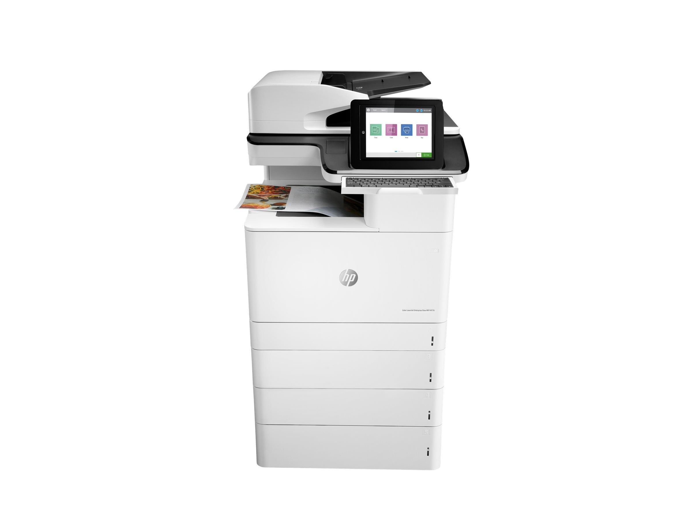 HP LaserJet Enterprise Flow MFP M776z Seitenansicht