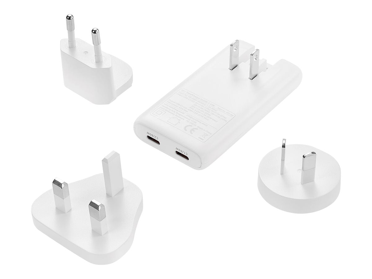 SANDBERG 4in1 TravelCharger 2xUSB-C 65W Vorderansicht