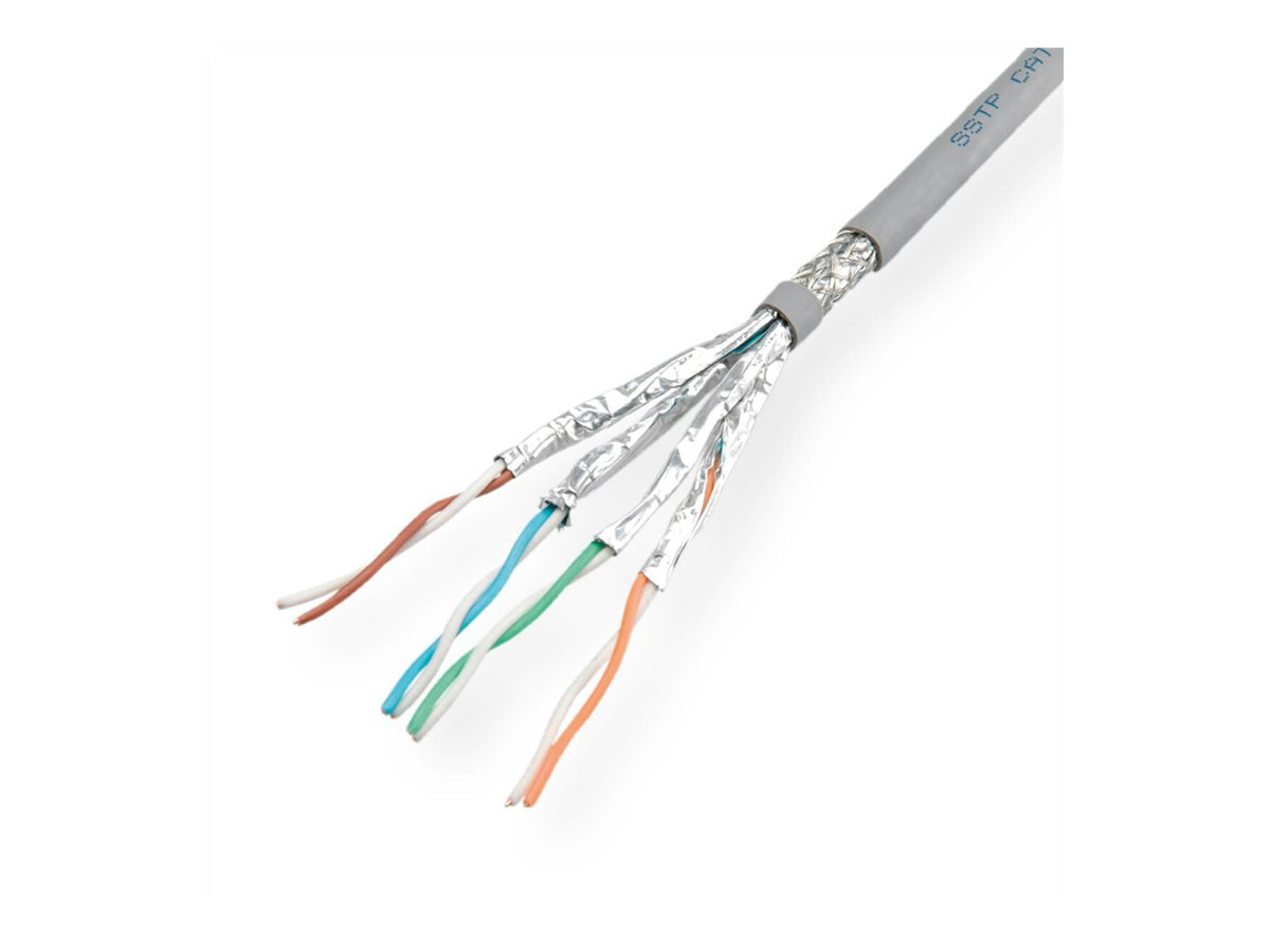 VALUE S/FTP Kabel Kat.7 Class F Massivdraht Dca 100m - Vorderansicht