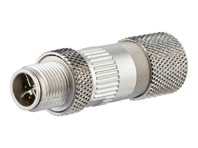 METZ CONNECT BTR E-DAT M12 X-codiert Stecker Vorderansicht