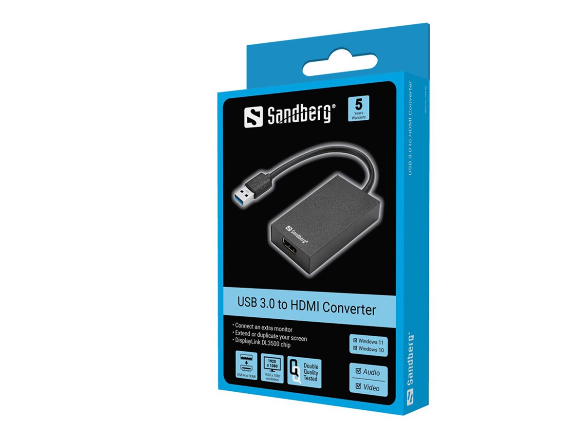 SANDBERG USB 3.0 to HDMI Converter Verpackung