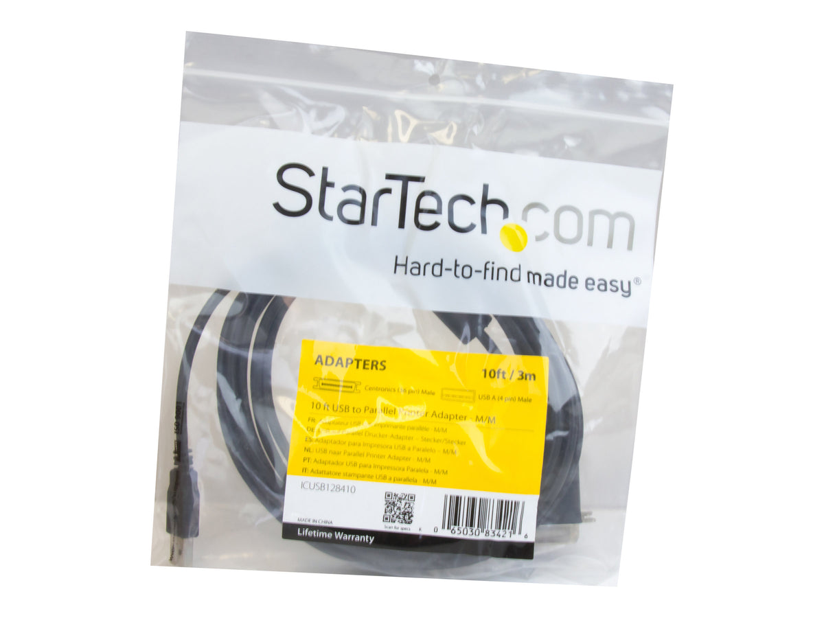 STARTECH.COM ICUSB128410 USB auf Parallel Adapter Kabel Verpackung