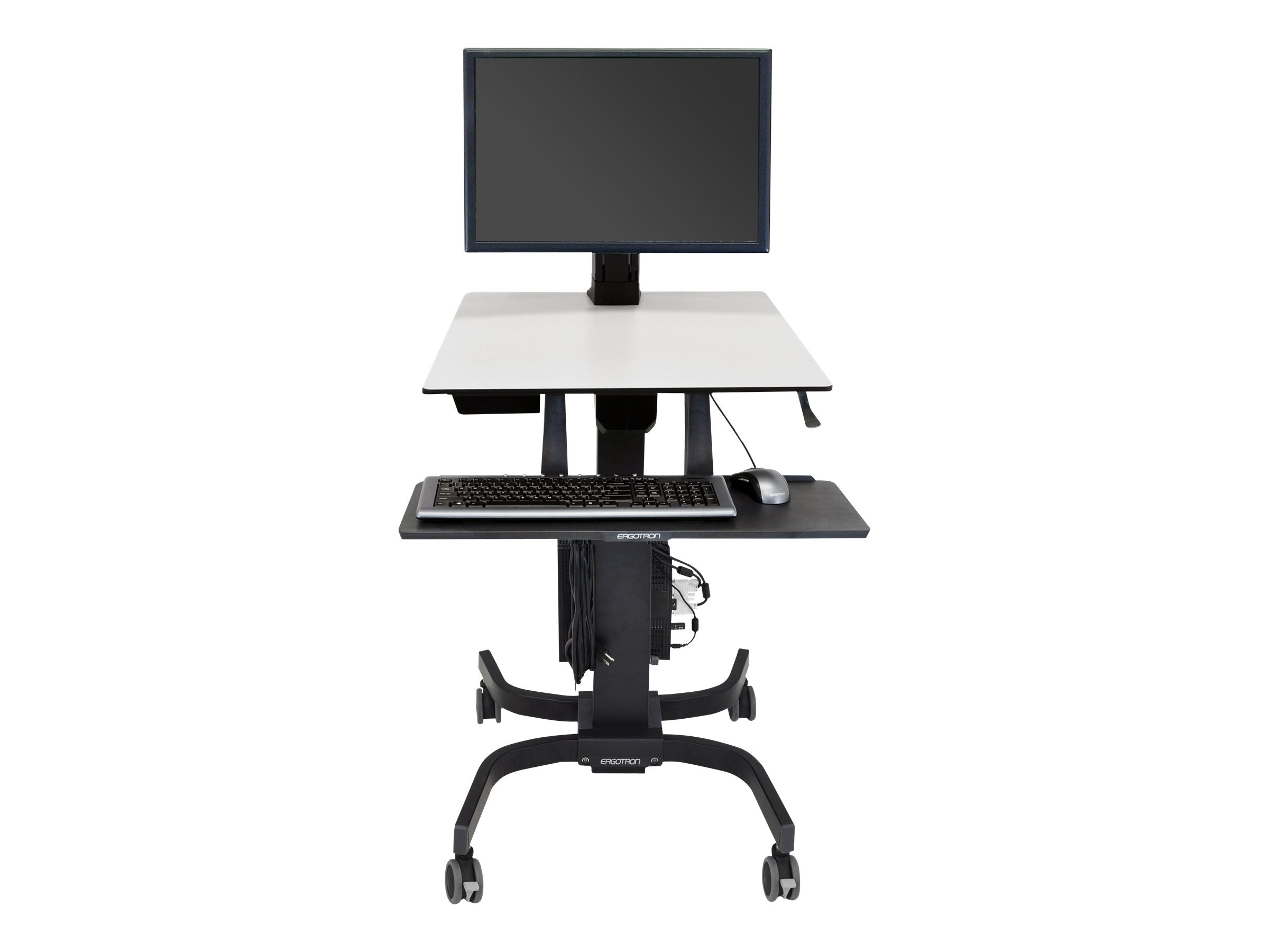 ERGOTRON WorkFit-C Steh-Sitz-Arbeitsplatz mittelgrosser Monitor HD 76cm 30Zoll LCD 14
