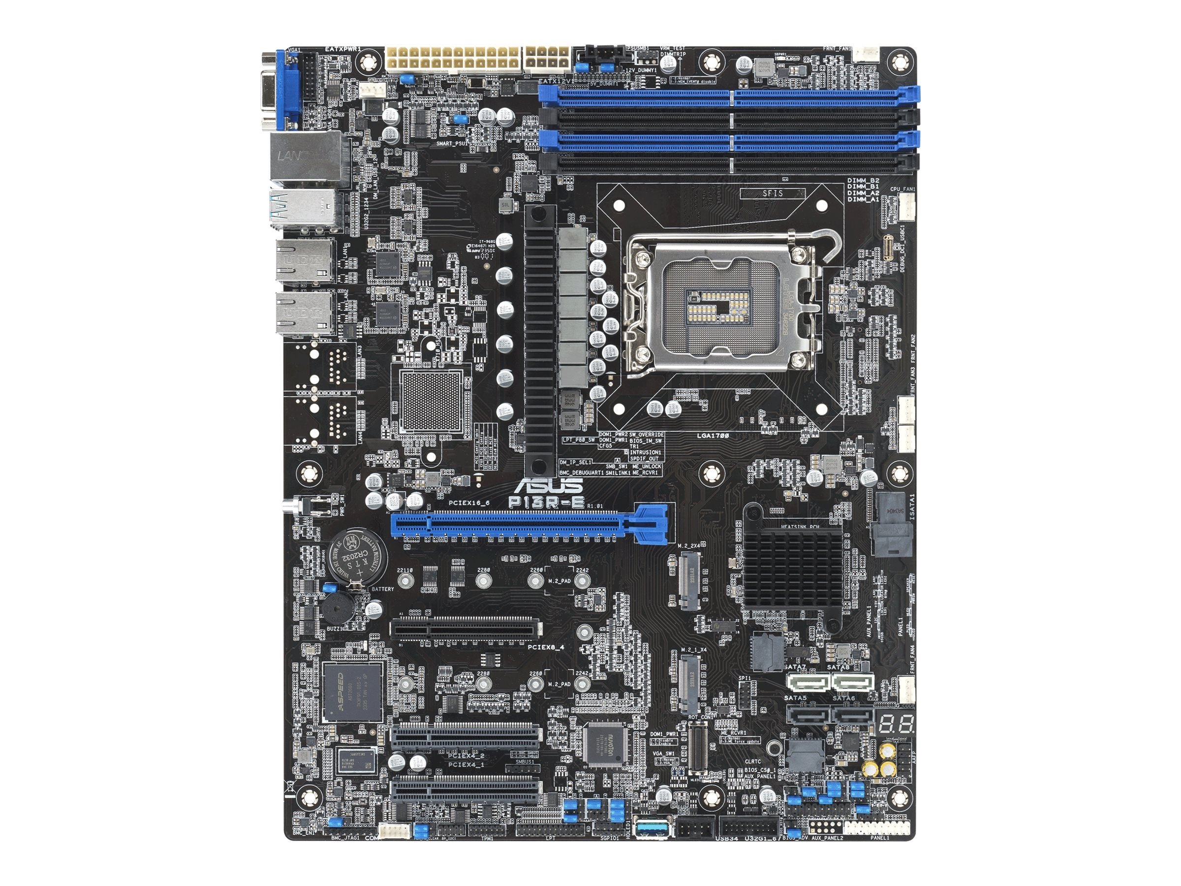 ASUS P13R-E LGA1700 Server Motherboard Vorderansicht