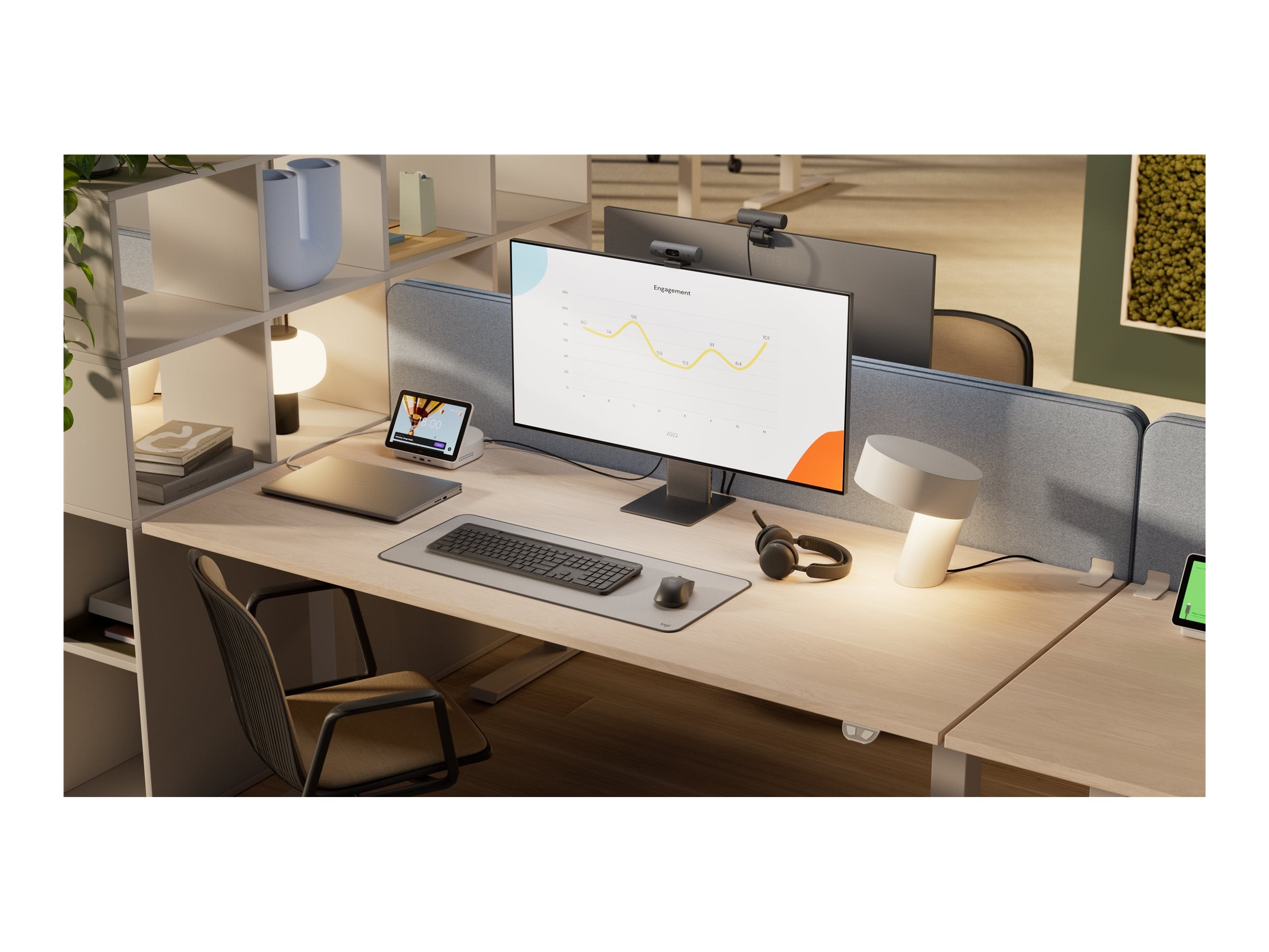 LOGITECH Slim Solar+ for Business - Graphite - (UK)