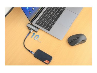 MANHATTAN USB-C PD 4-in-1 Mobile Dockingstation Detailansicht