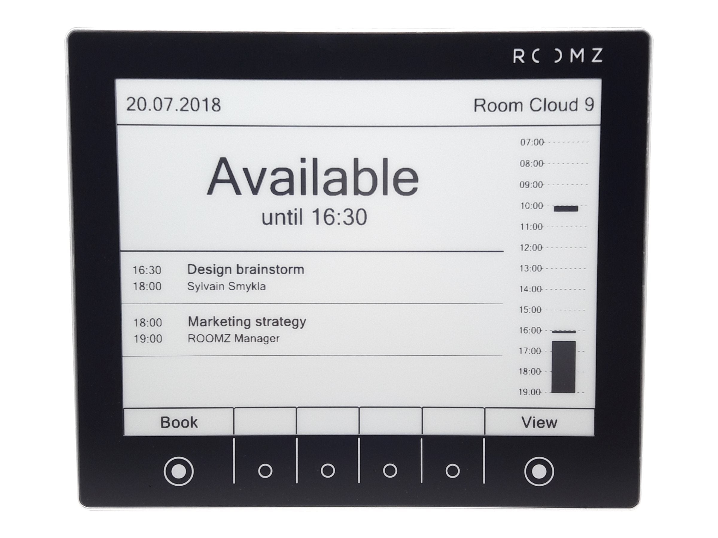 ROOMZ Display SILVER Vorderansicht