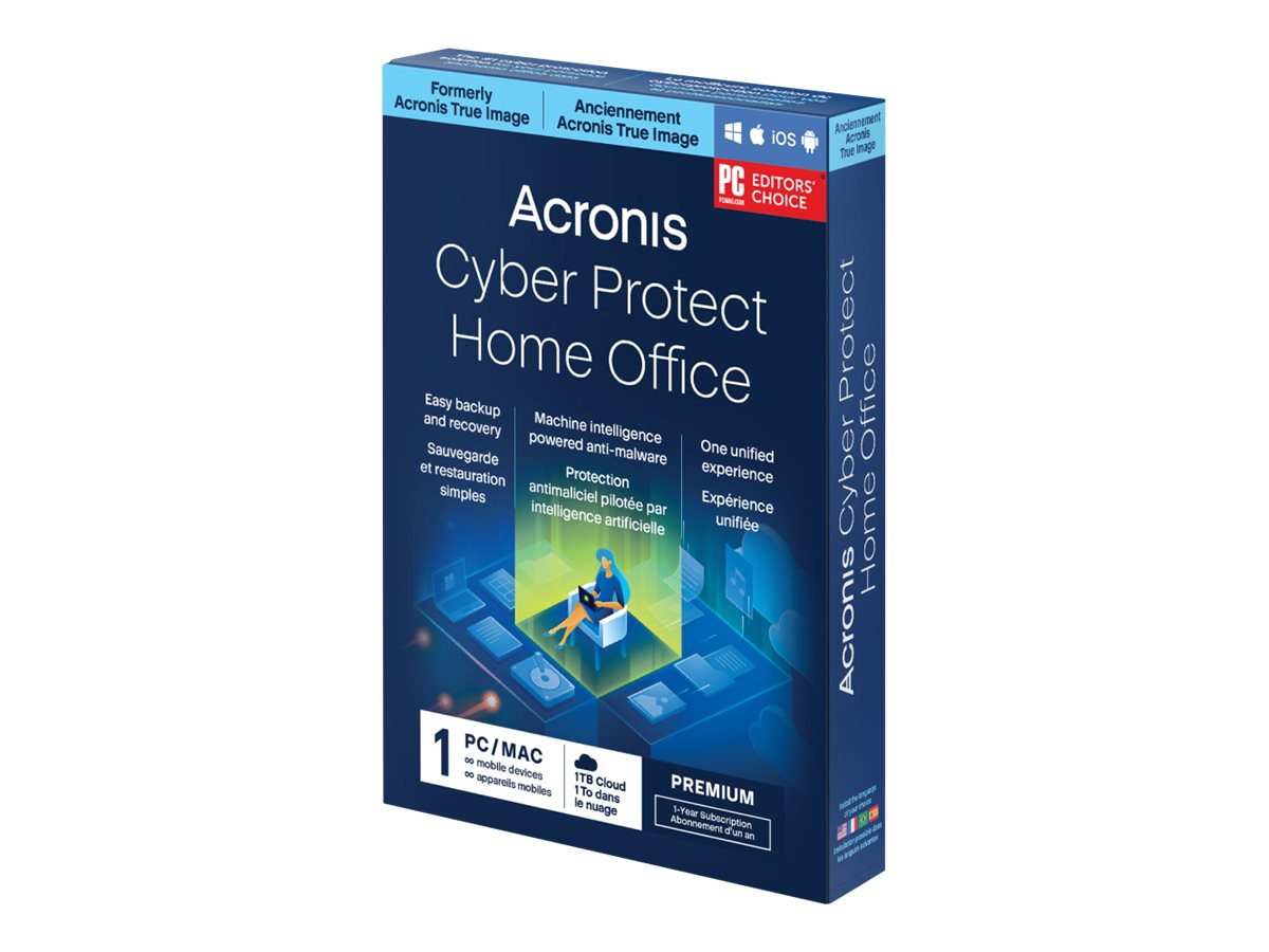 Detailansicht Acronis True Image Premium Subscription 1 Computer + 1 TB Acronis Cloud Storage
