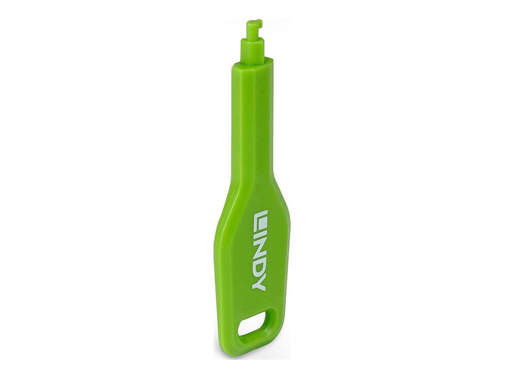 LINDY Schlüssel für SFP Port Schloss grün - Verpackung