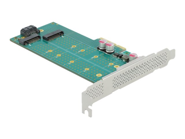 DELOCK PCI Express x4 Karte Vorderansicht
