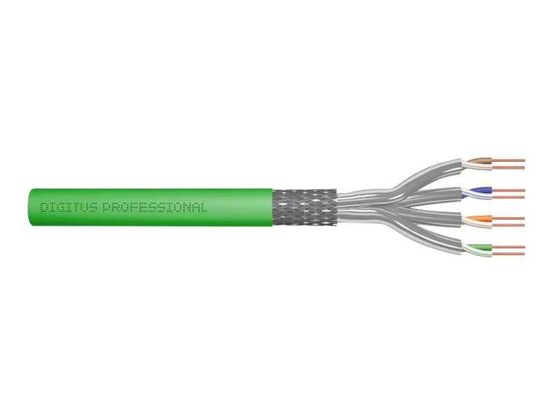 DIGITUS DK-1843-VH-10 CAT 8.2 S-FTP Installationskabel Vorderansicht