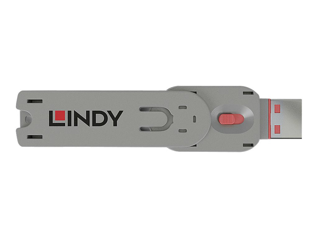 LINDY Schlüssel USB Port Schloss pink - Verpackung