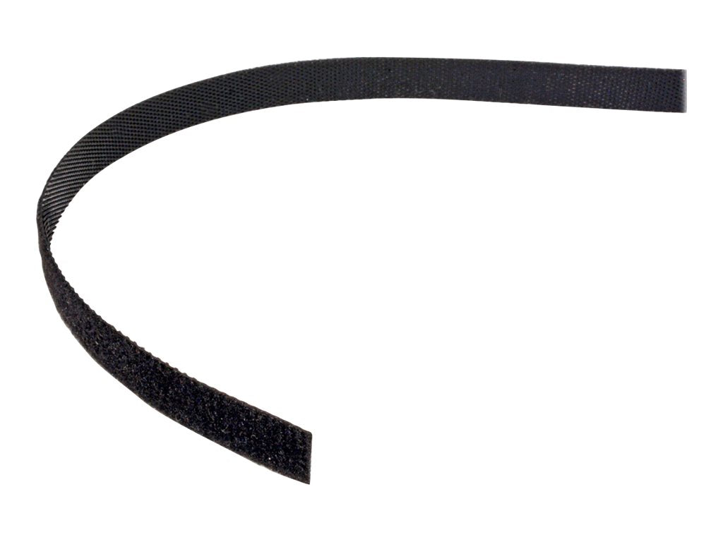 VALUE Klettband auf Rolle 10mm schwarz 25m - Detailansicht