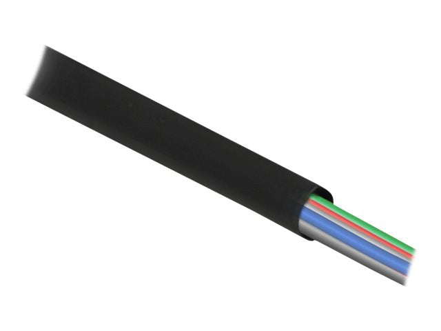 DELOCK Schrumpfschlauch 1 m x 10 mm schwarz - Vorderansicht