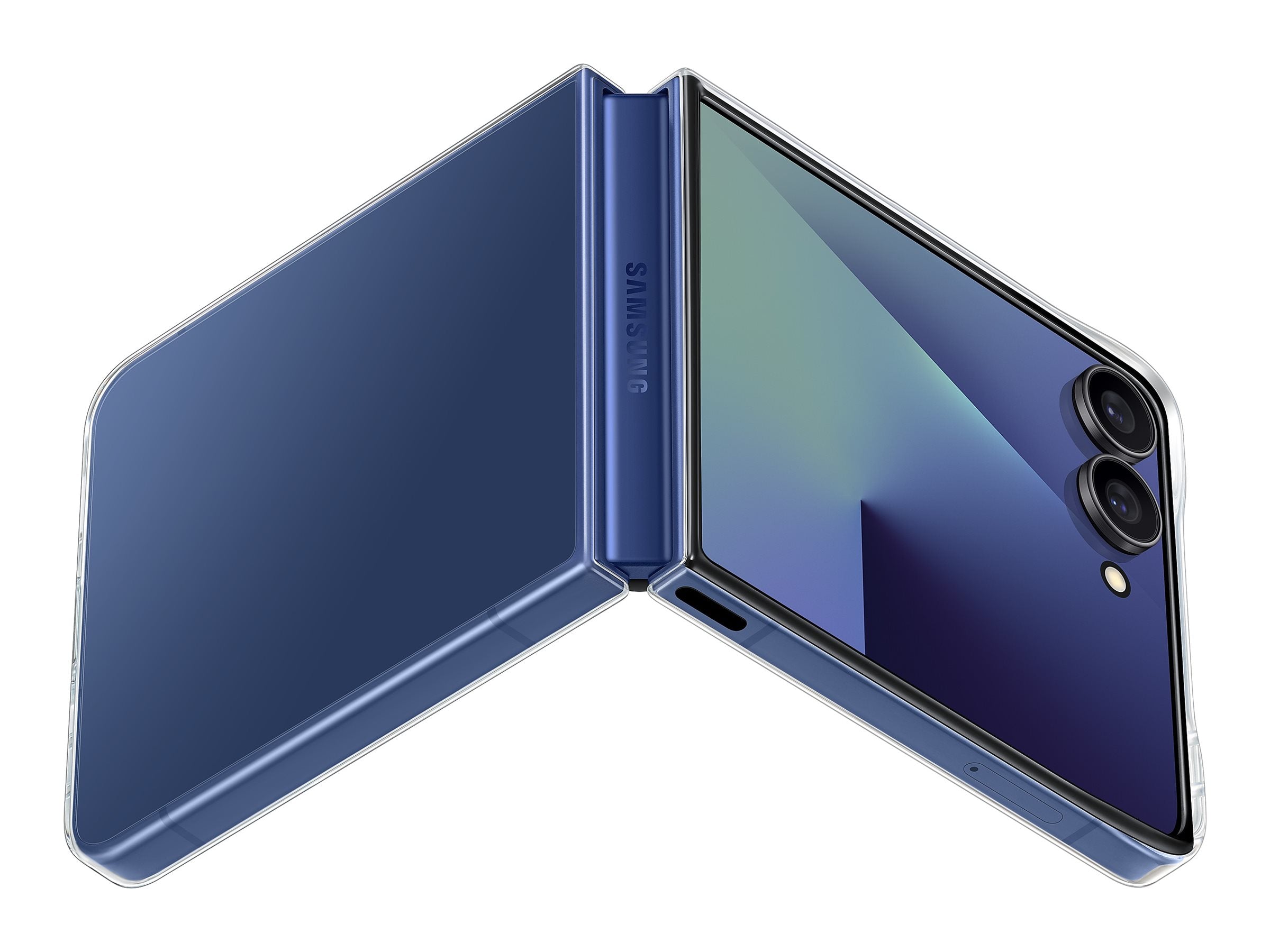 SAMSUNG Clear Case für Galaxy Z Flip7 - Vorderansicht