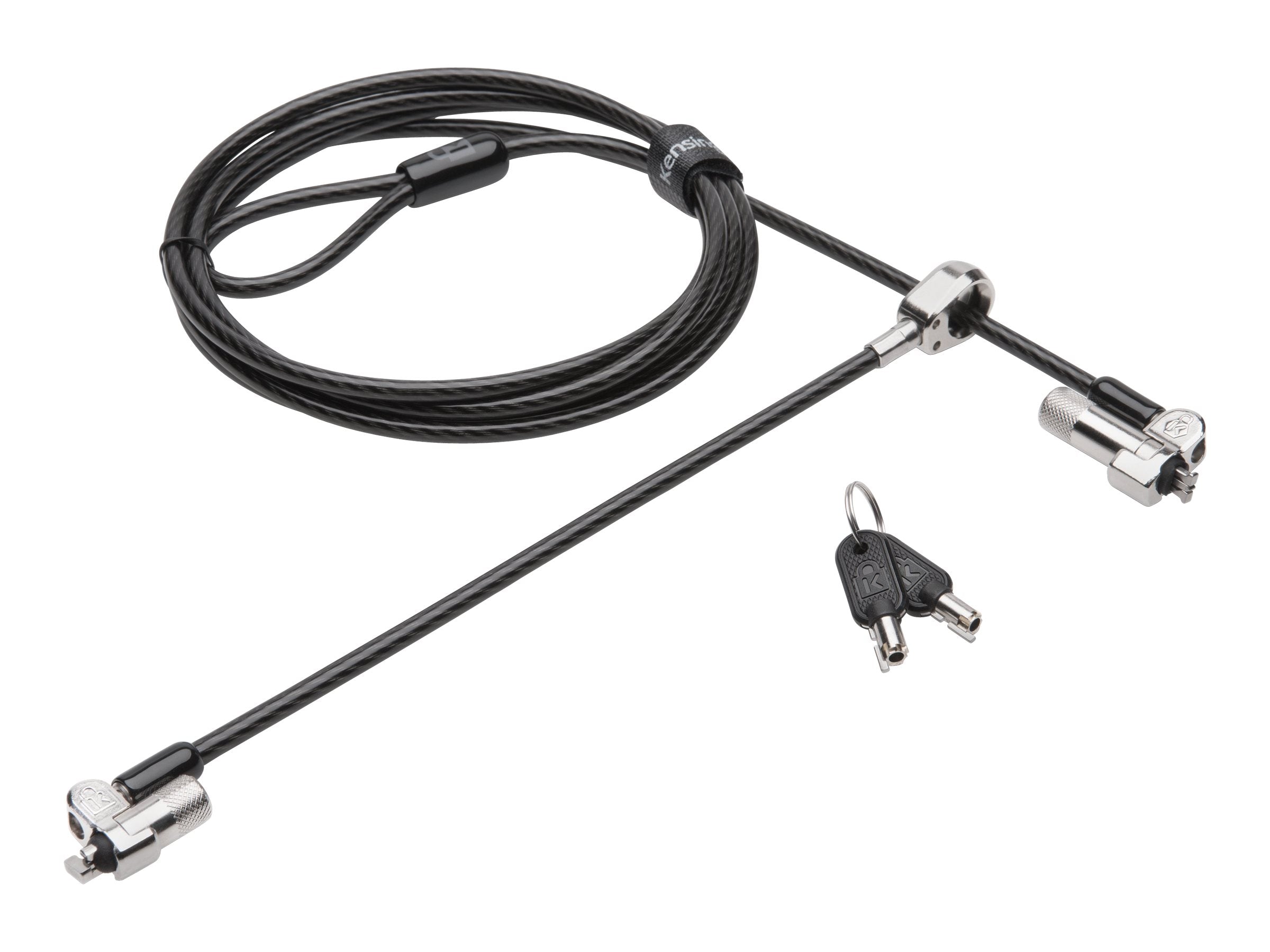 KENSINGTON NanoSaver Dual Head S-Keyed Lock Vorderansicht