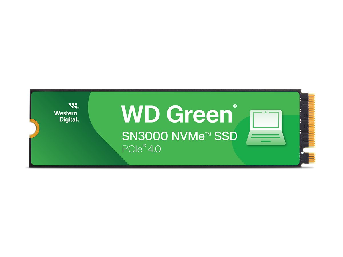 SANDISK WD Green SN3000 NVMe SSD 1TB Vorderansicht