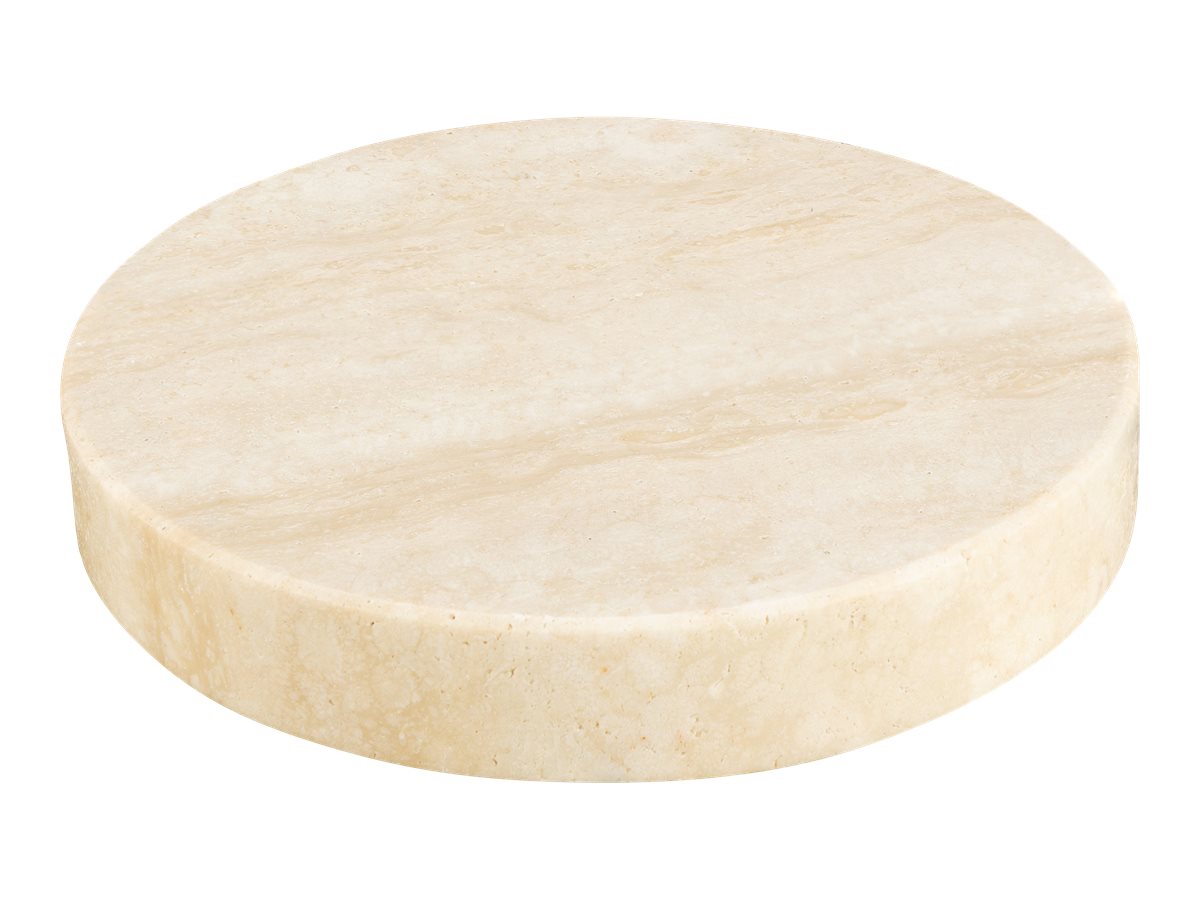 SANDBERG Marble Stone Charger Beige - Vorderansicht