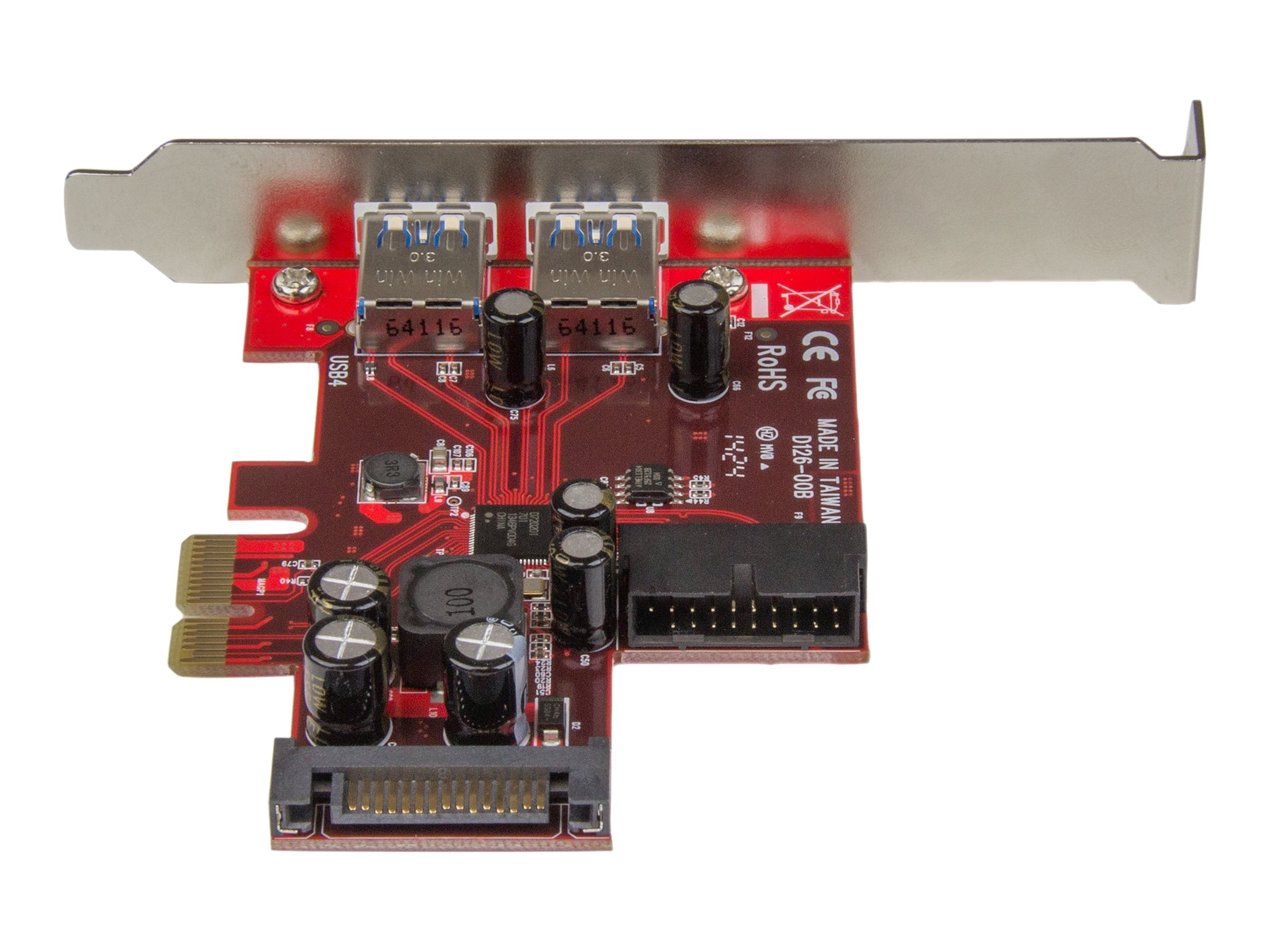 STARTECH.COM 4 Port USB 3.0 PCI Express PCIe Controller Card - Verpackung